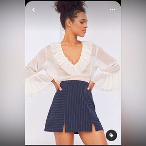 Urban outfitters mini notch skirt